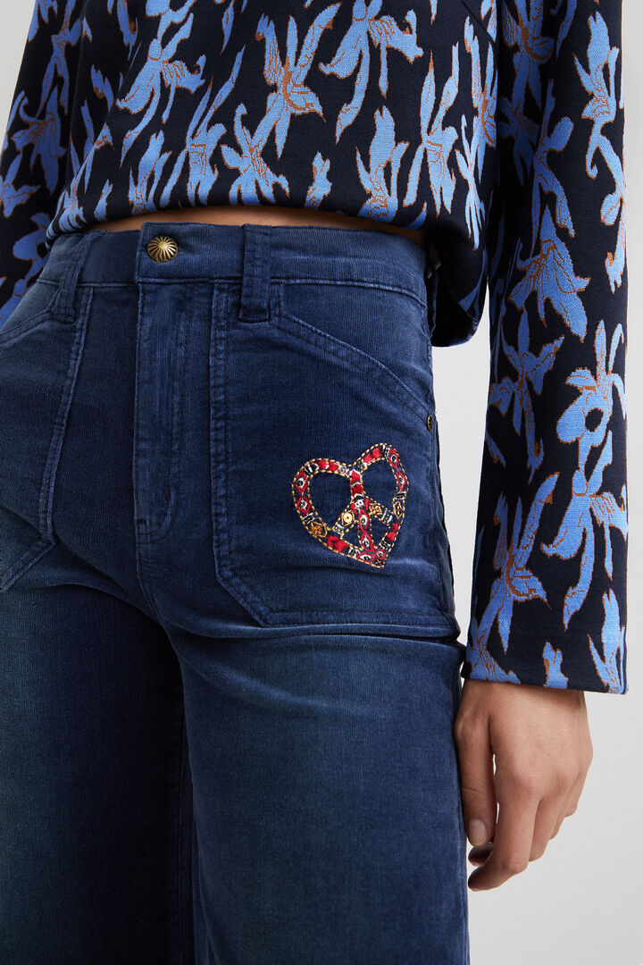 Pantalón wide leg slim | Desigual