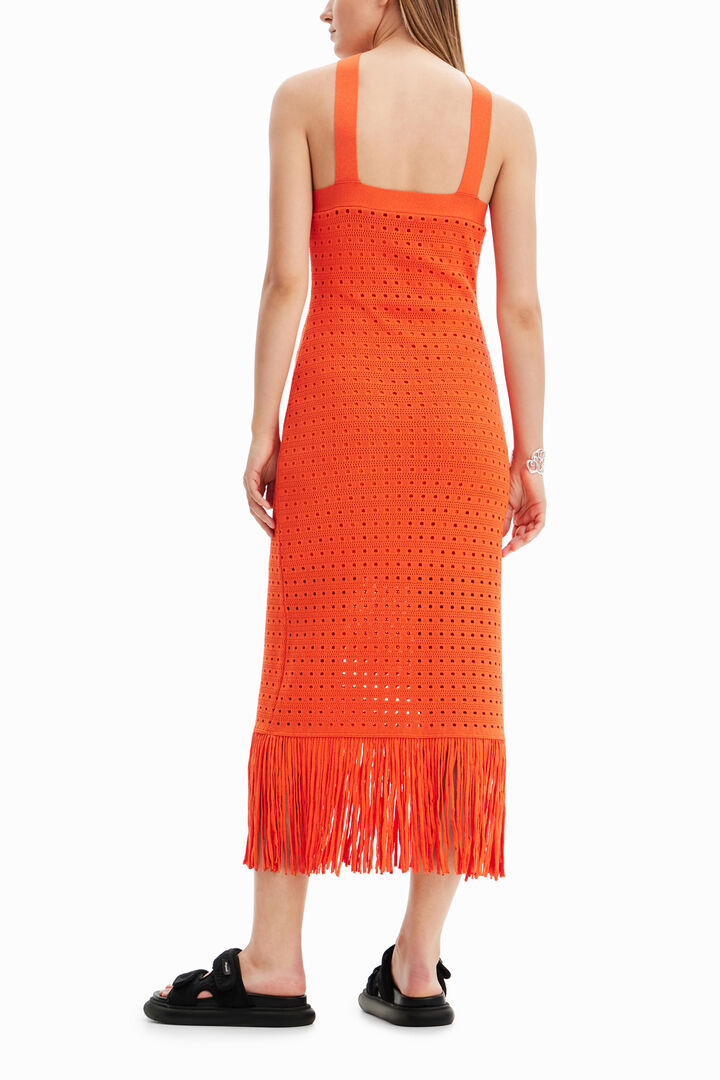 Vestit midi halter serrells | Desigual