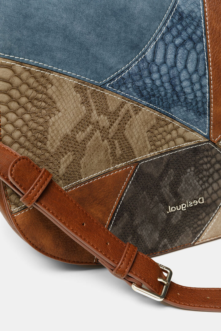 Little sling bag embossed leather effect | Desigual