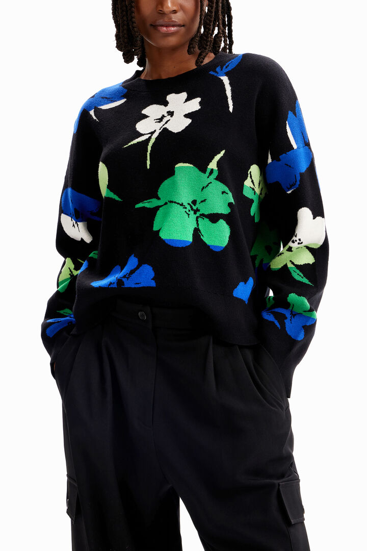 Maglia floreale oversize | Desigual