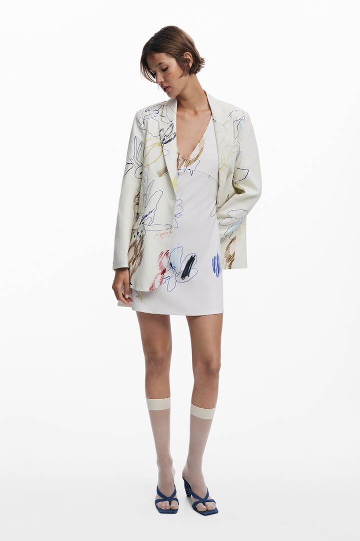 Vestido pichi trazos | Desigual