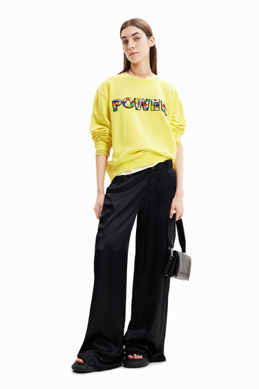 Dessuadora pegat "Power" | Desigual