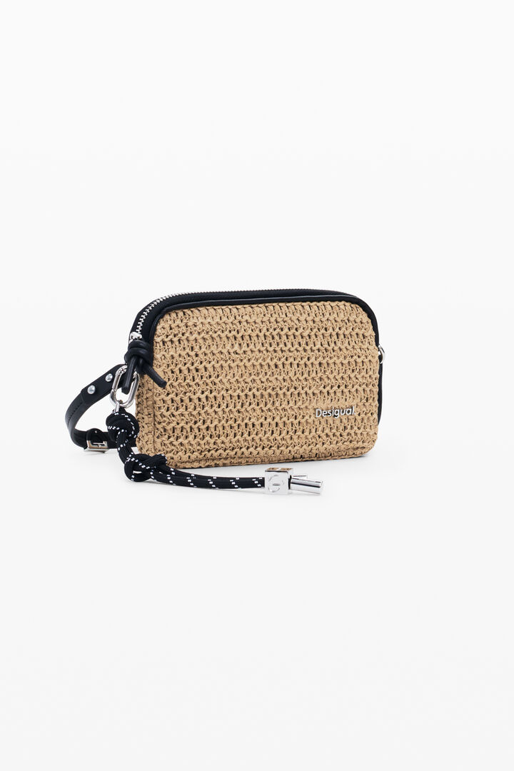 Small raffia logo wallet | Desigual