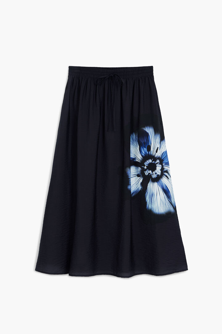 Long floral skirt