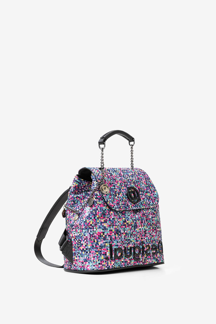 Zaino con intreccio multicolore | Desigual