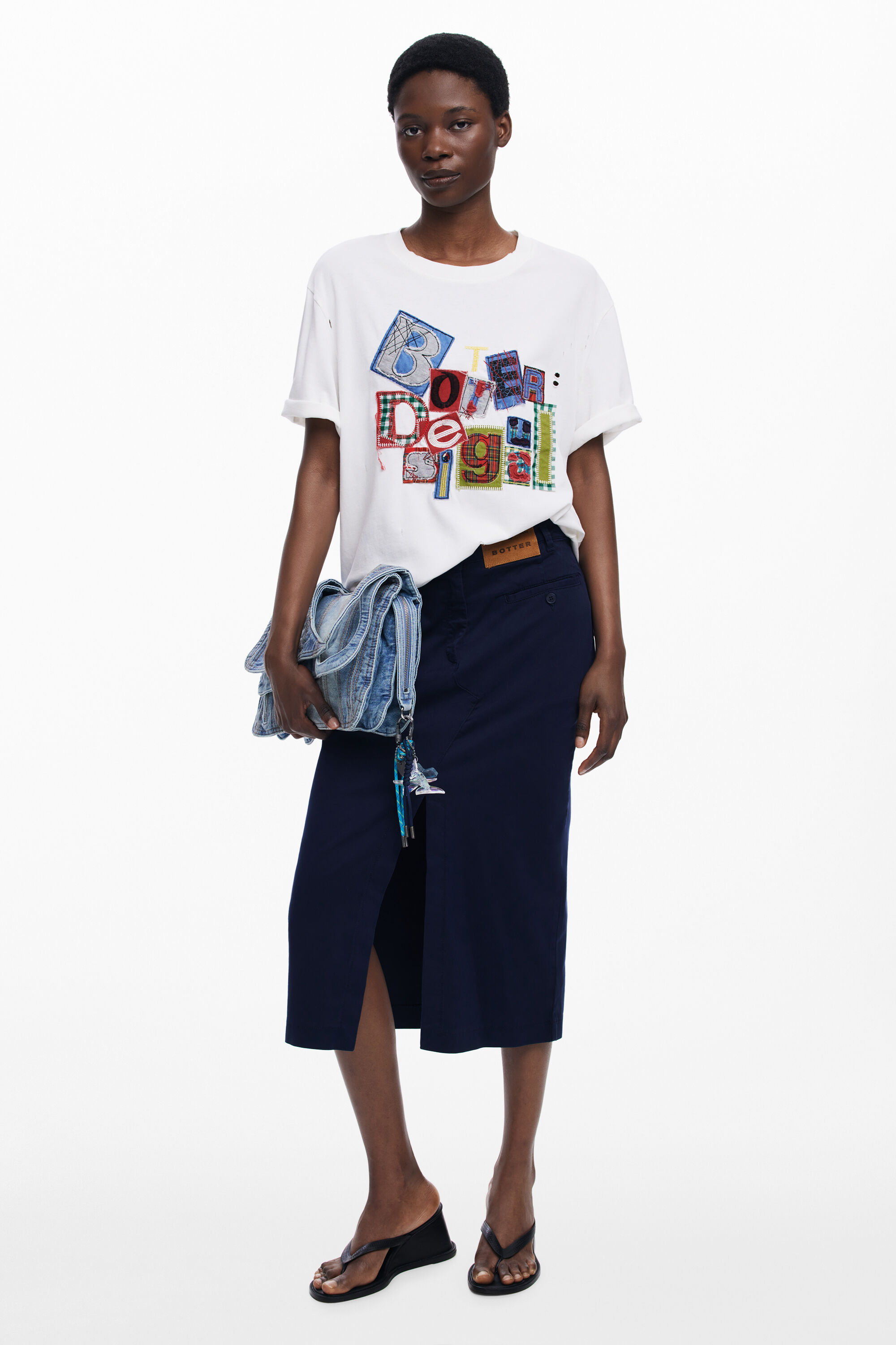 T-shirt met korte mouwen patch Botter
