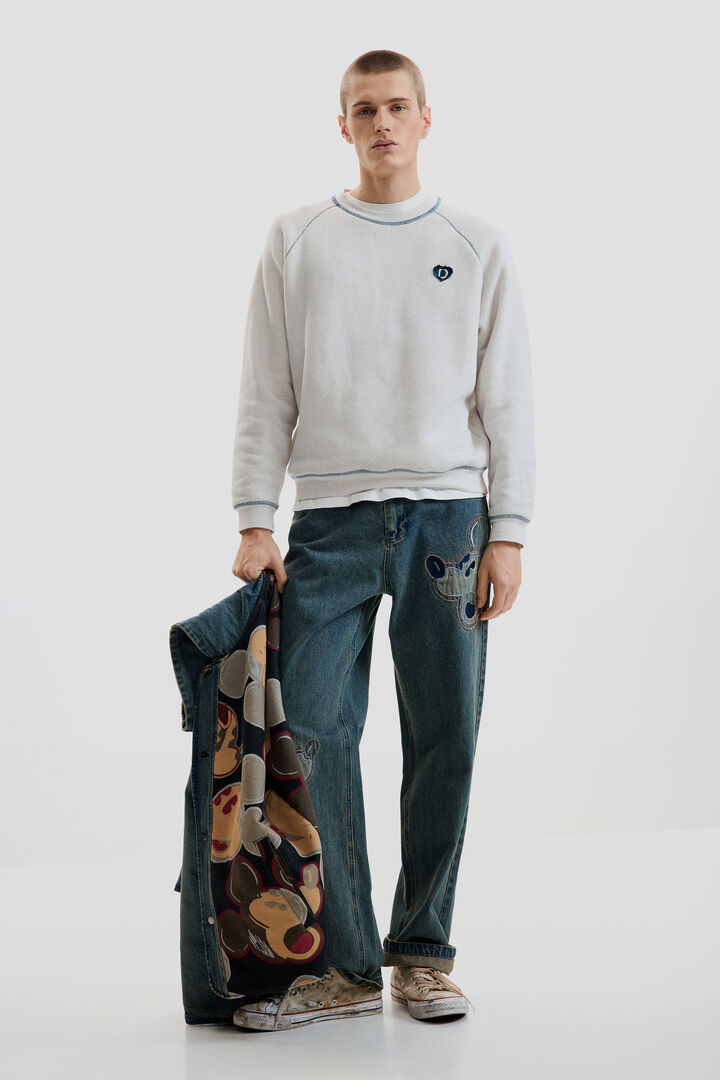 FELPA DI COTONE BASICA | Desigual