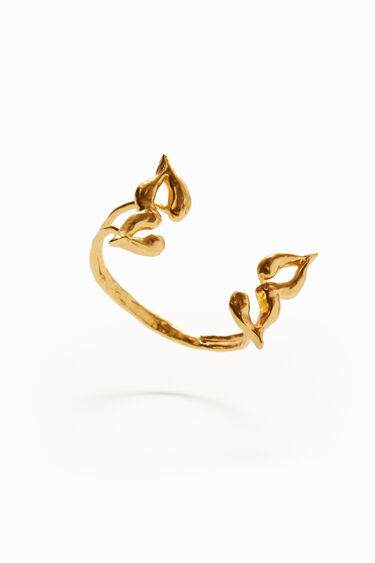 Zalio gold plated butterfly bracelet | Desigual