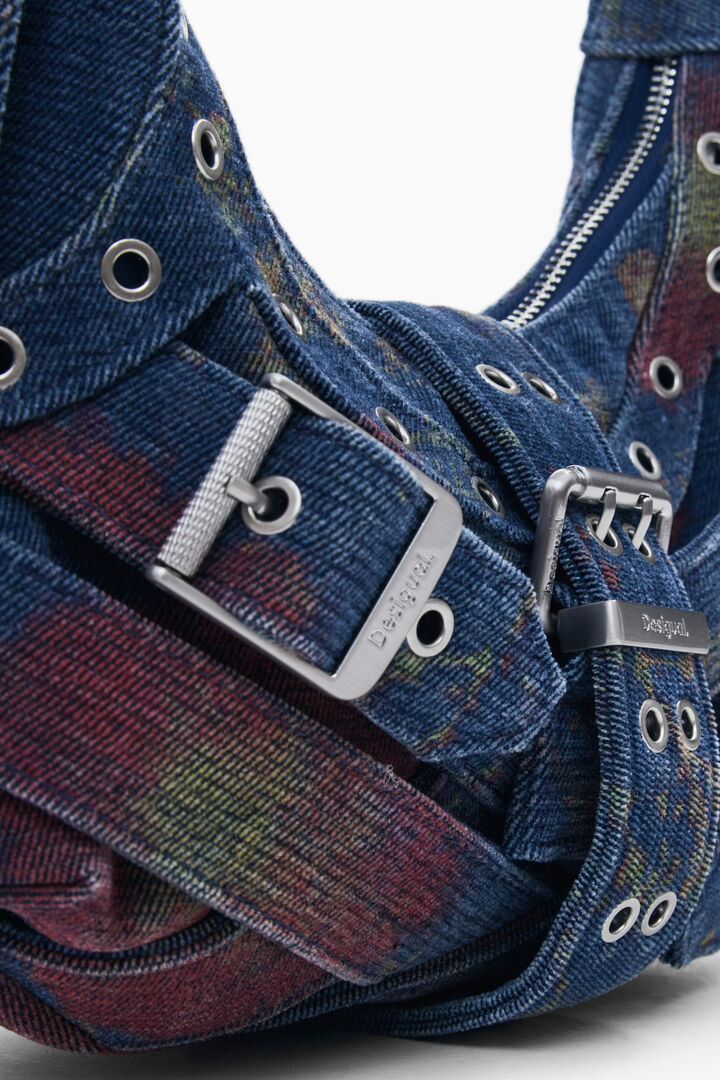 Sac en denim imprimé de taille moyenne | Desigual