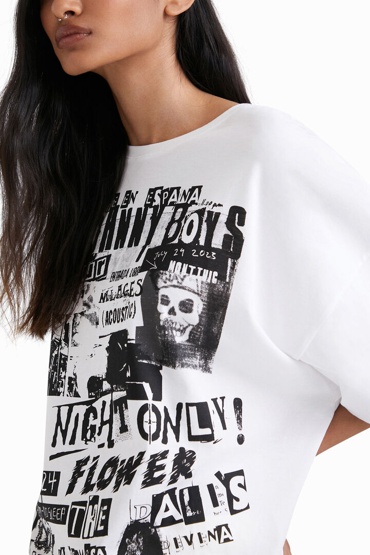 T-shirt oversize unisexe Johnson Hartig | Desigual