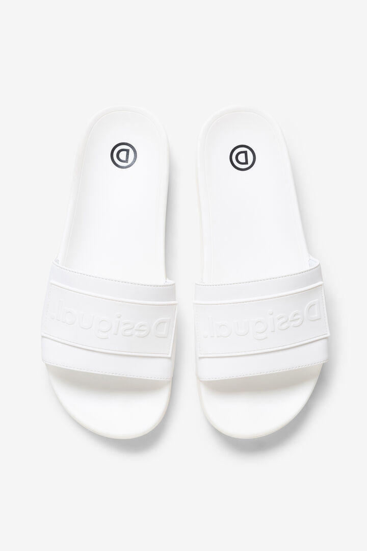 Chanclas de playa en logomanía | Desigual