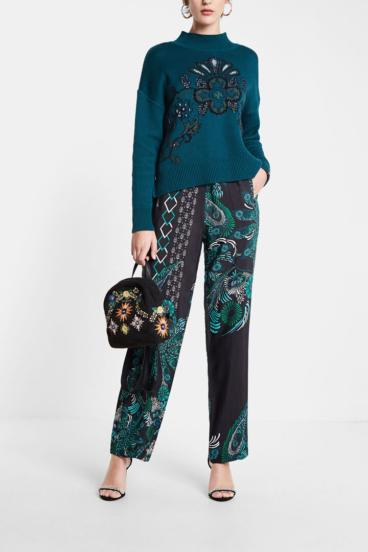 Flowing trousers mandalas print | Desigual