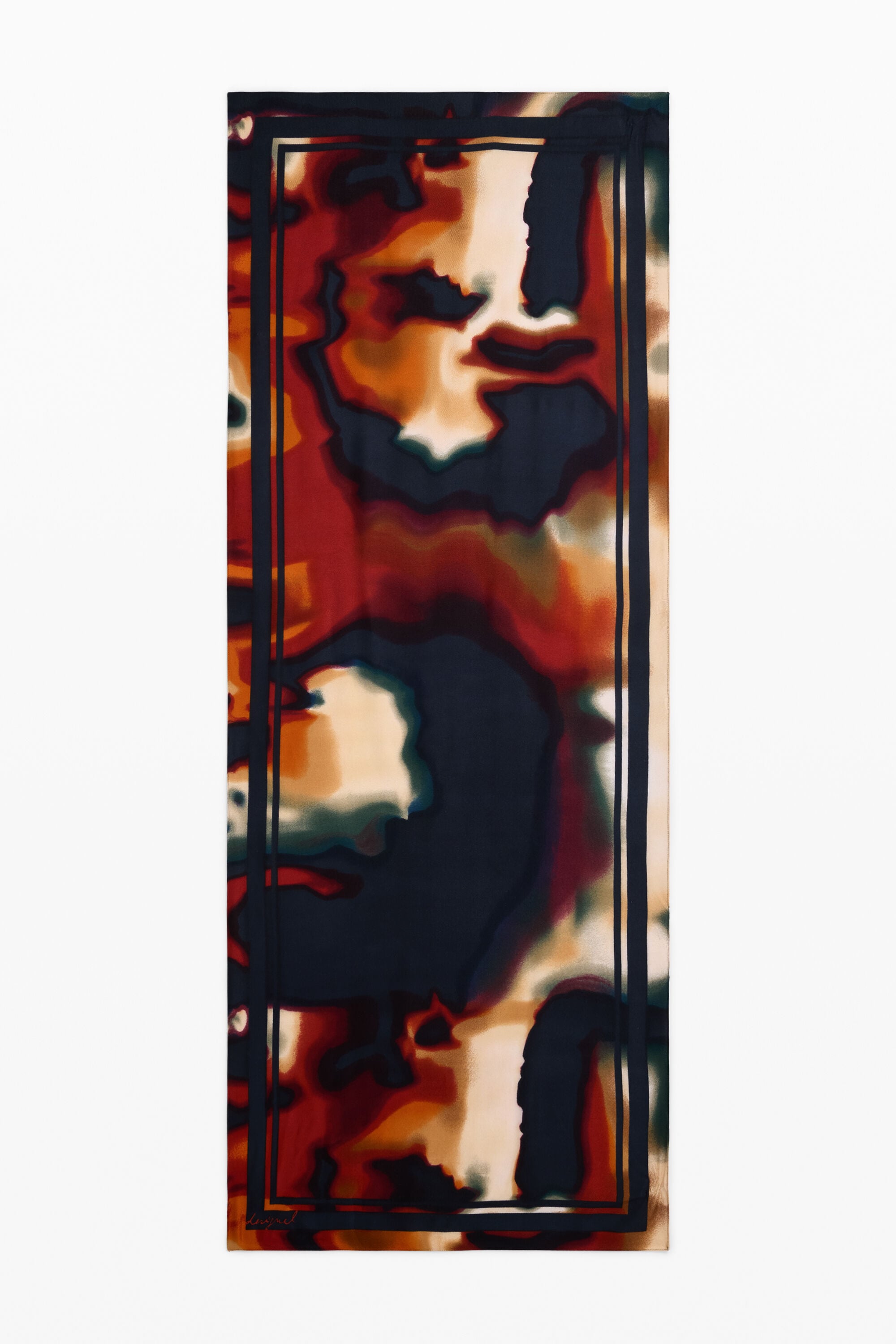 Foulard Rectangular Flores