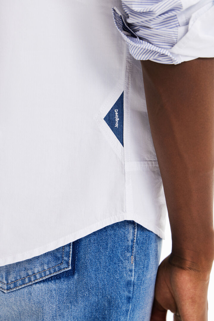 Camisa patch rayas | Desigual