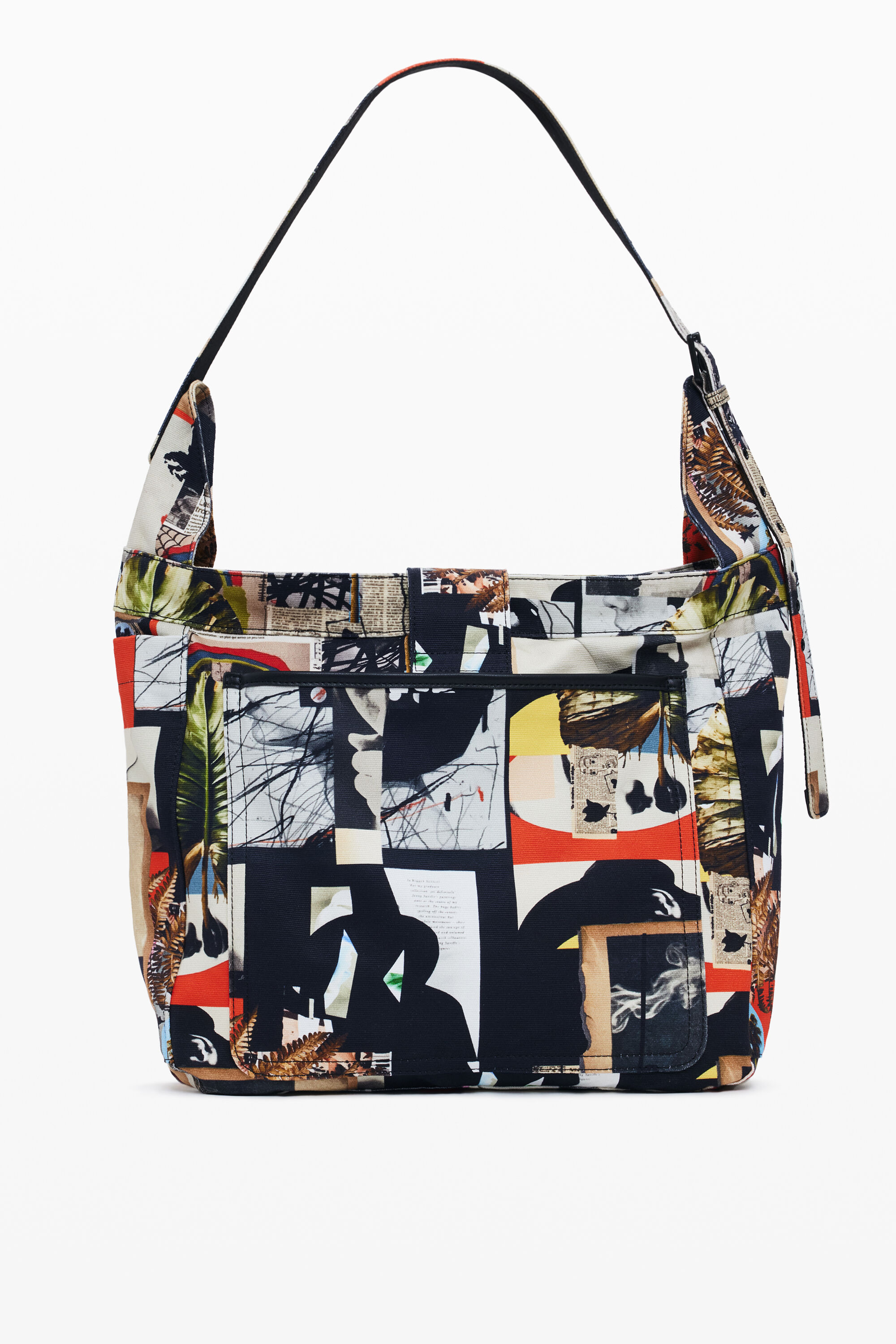 Desigual Large Collage Lacroix Bag In Material Finishes