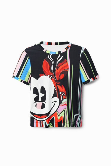 T-shirt côtelé Mickey Mouse par M. Christian Lacroix | Desigual