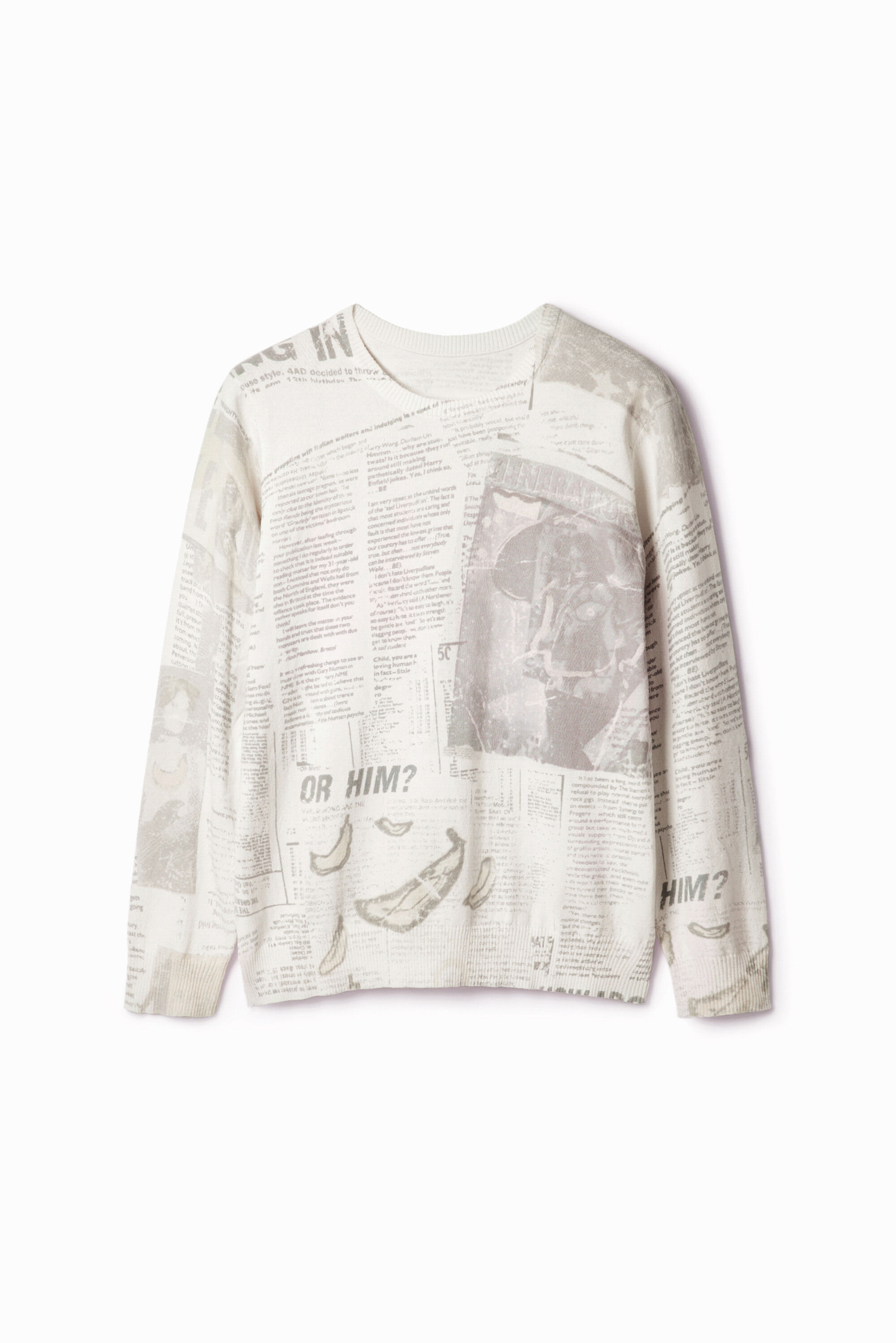 Dünner Pullover Zeitungen