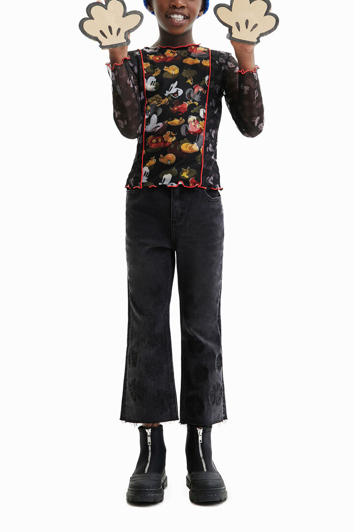 Tylové tričko Mickey Mouse | Desigual