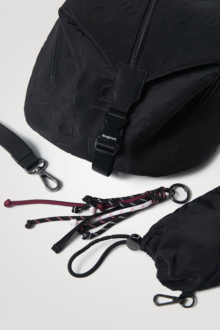 Backpack three handles sack silhouette | Desigual