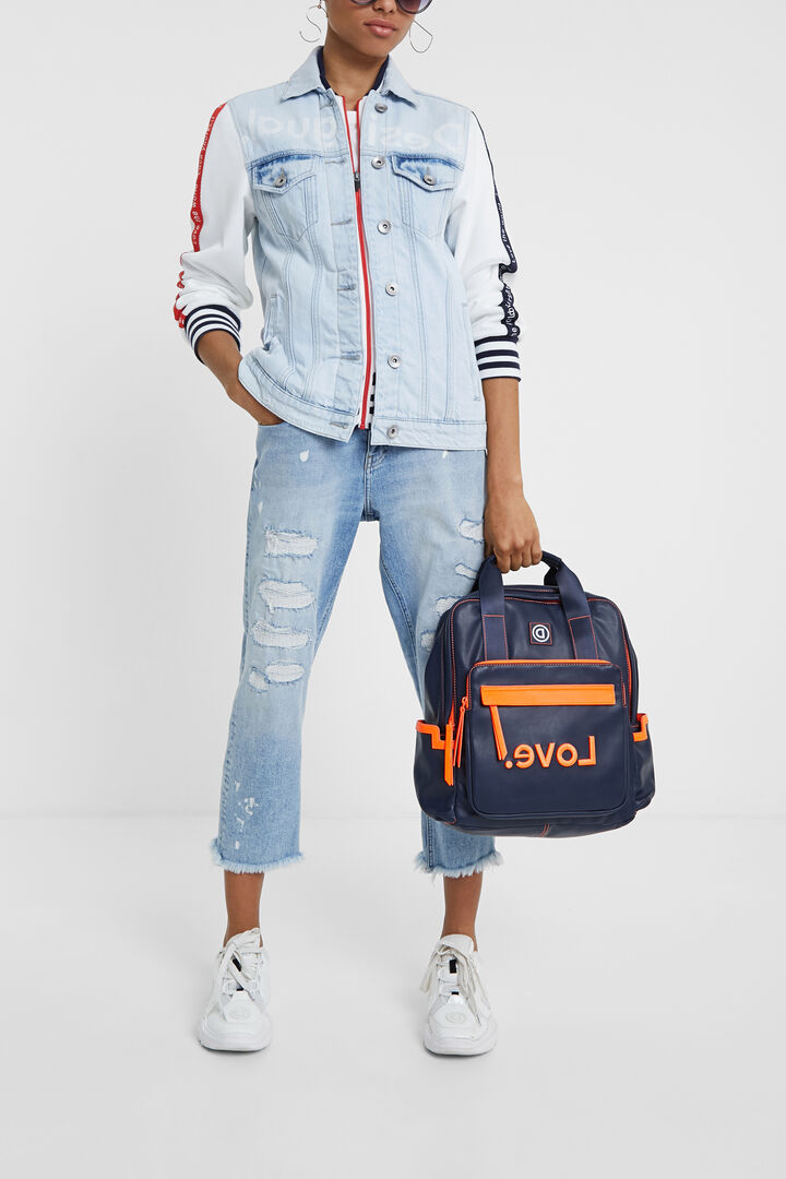 Embroidered LOVE backpack | Desigual