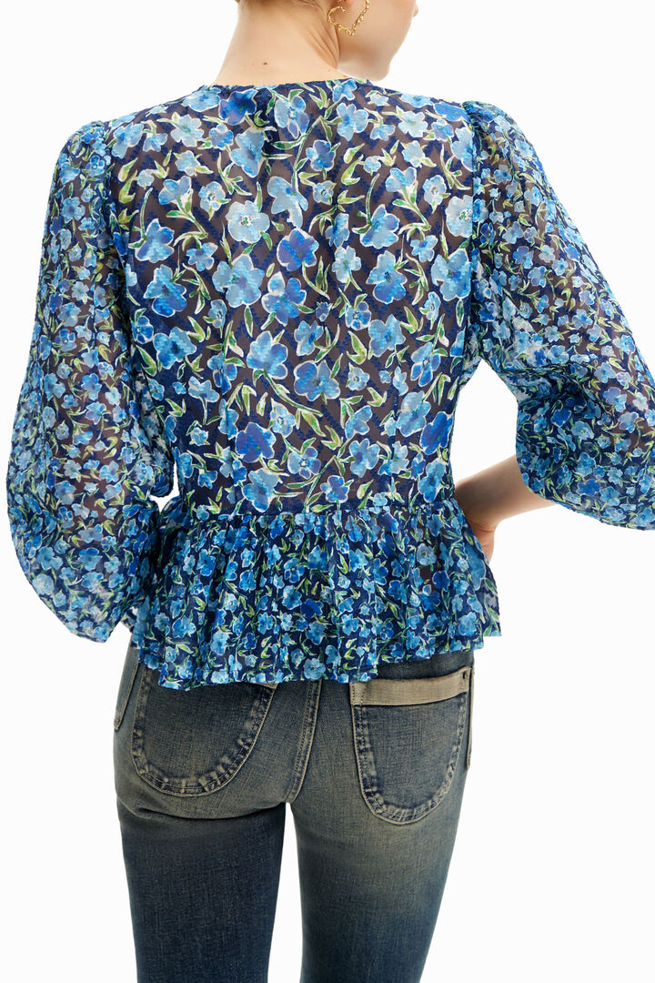 Floral plumetis blouse | Desigual