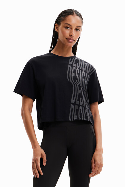 T-shirt sport cropped