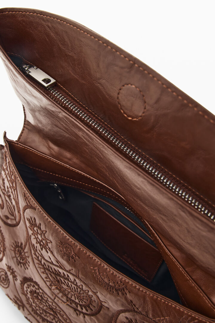 Medium Faux Leather Backpack
