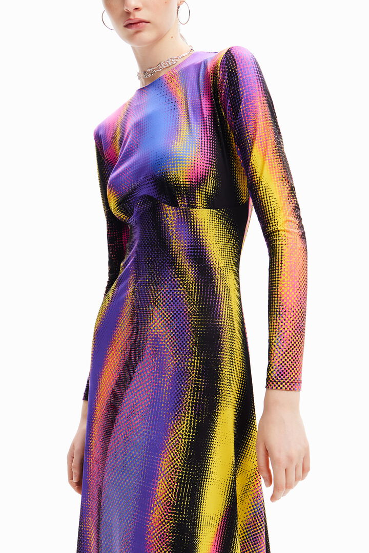 Vestido largo slim María Escoté | Desigual