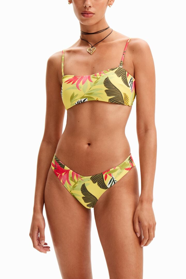 Tropical bandeau bikini | Desigual