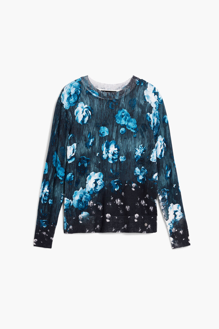 Lightweight floral sweater | Desigual