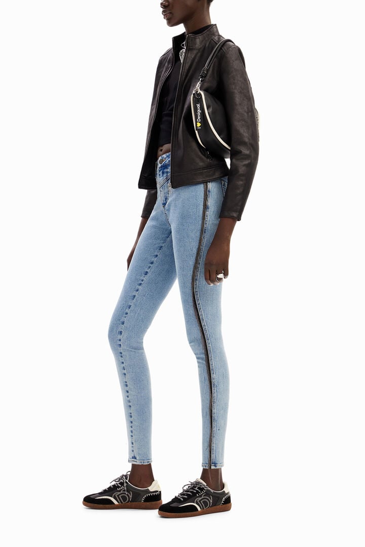 Jean skinny franges | Desigual