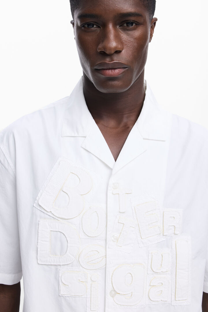 Short-sleeve shirt with Botter lettering | Desigual