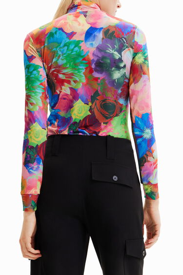 Slim floral T-shirt | Desigual