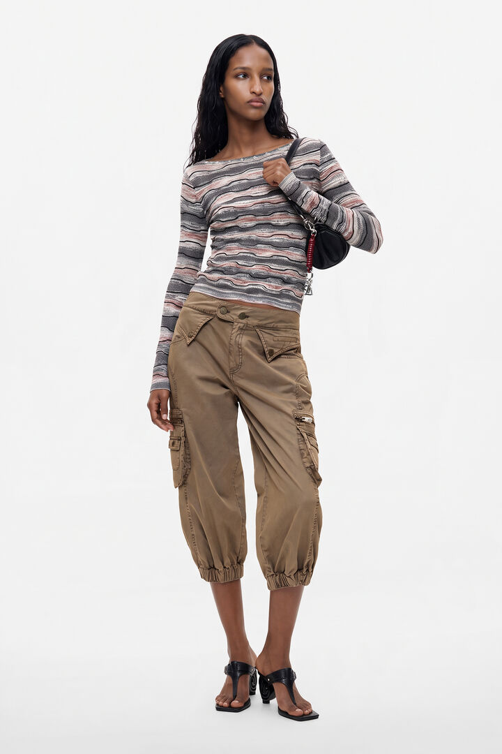 Feiner gestreifter pullover