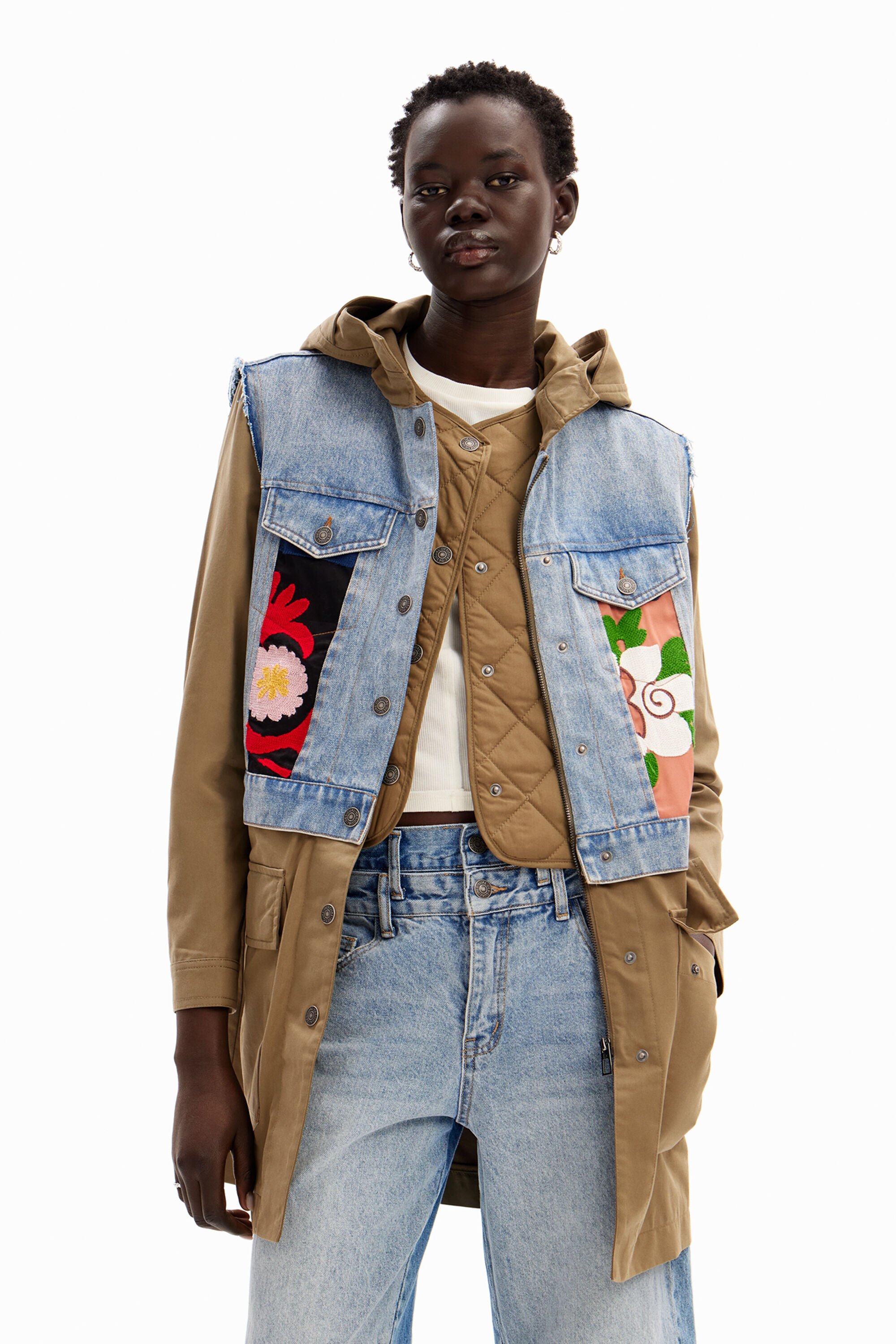 Parka sales desigual mujer