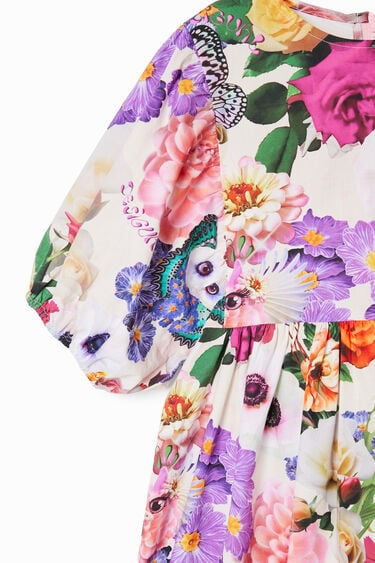 Haljina A-kroja s cvjetnim printom | Desigual