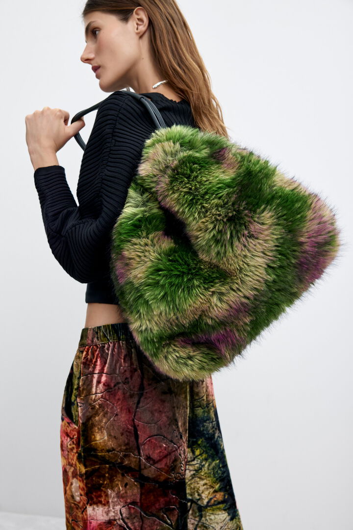 Medium Hair Camouflage Bag M. C. Lacroix