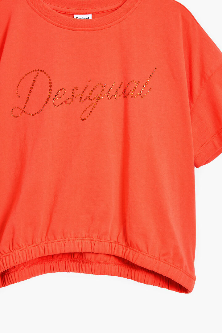 Desigual T-Shirt mit Strass | Desigual