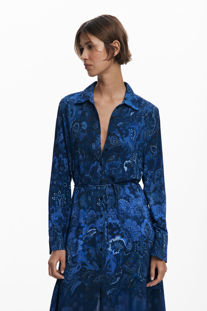 Robe chemise Paisley | Desigual