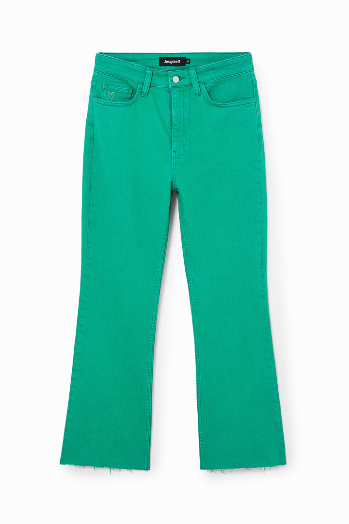Flared ankle grazer trousers | Desigual