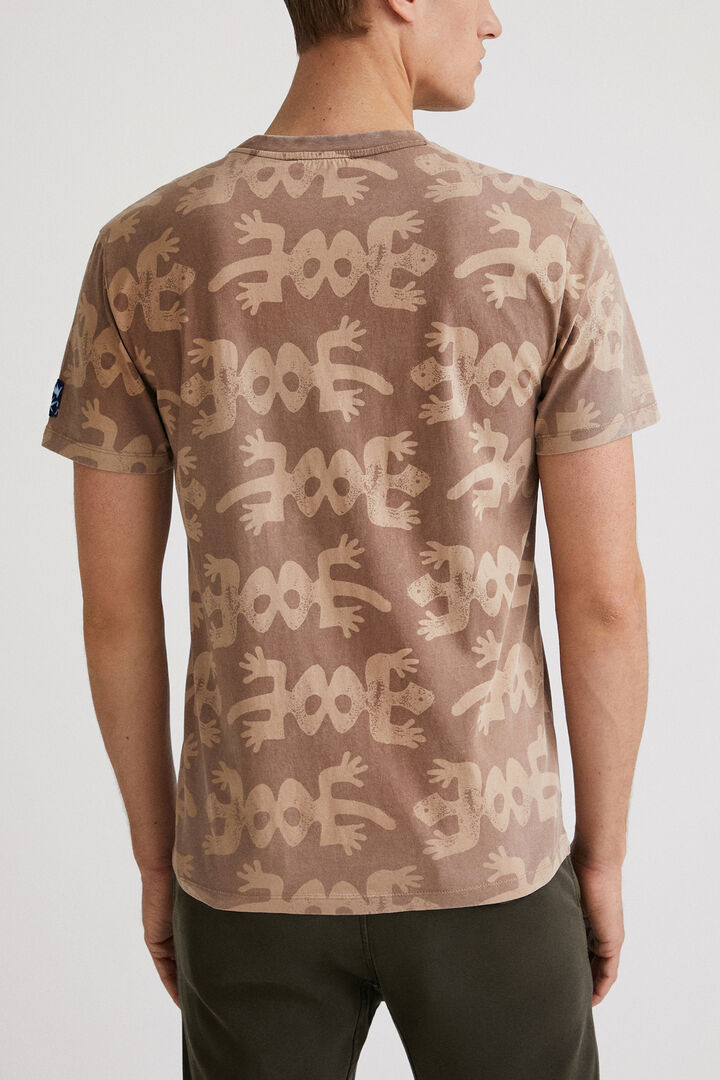 Short-sleeve lizard T-shirt | Desigual