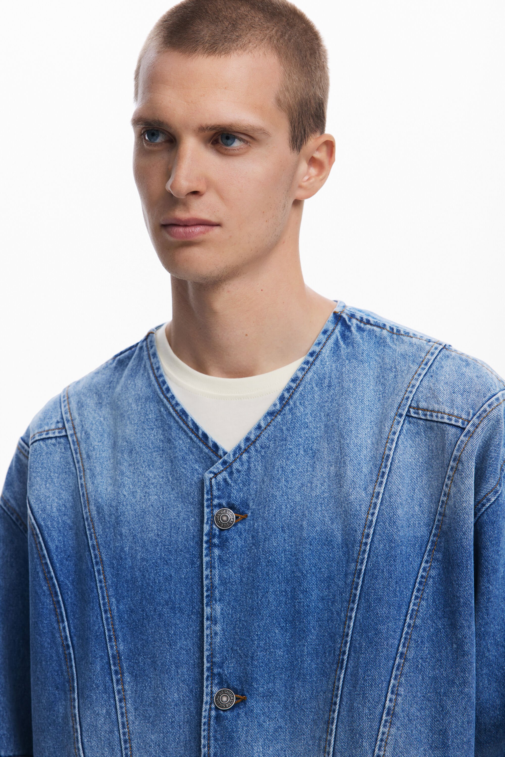 デニムパッチワークジャケット I Desigual.com
