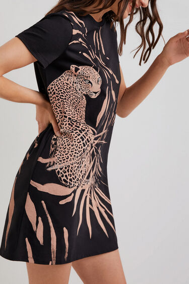 Obleka z motivom geparda | Desigual