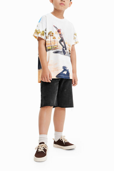 Gördeszkás póló | Desigual