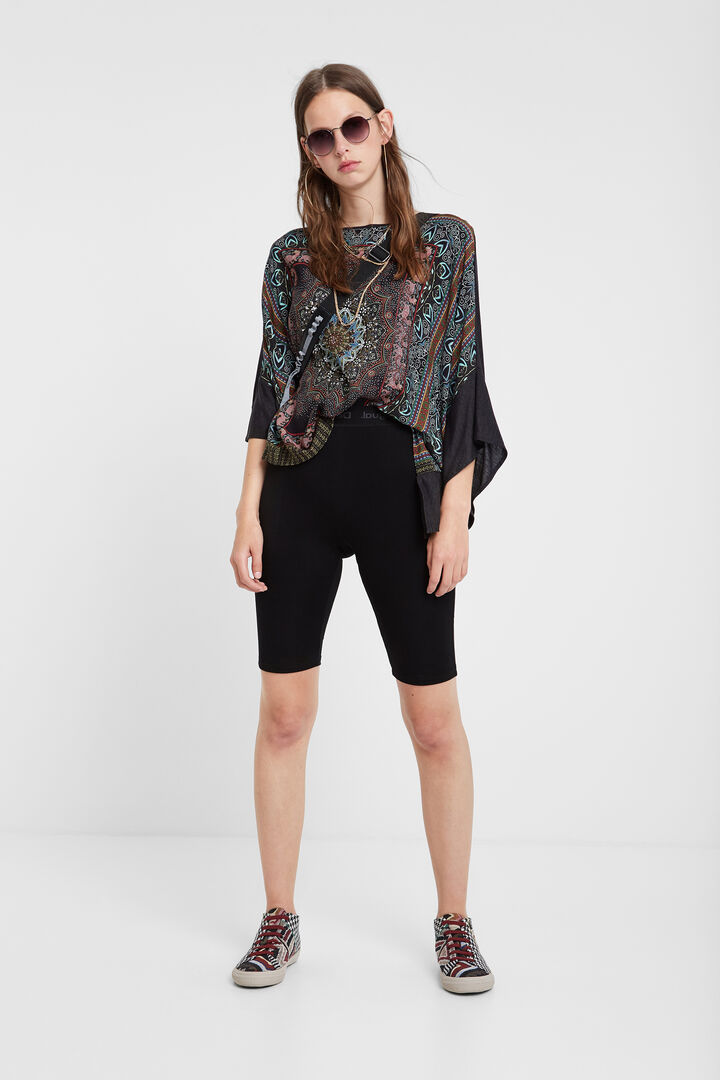 Hindu poncho T-shirt | Desigual