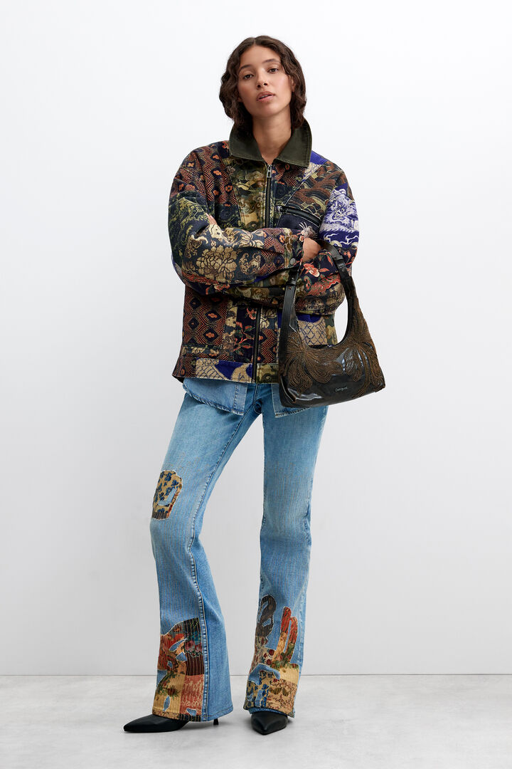 Chaqueta Estampada Camuflaje