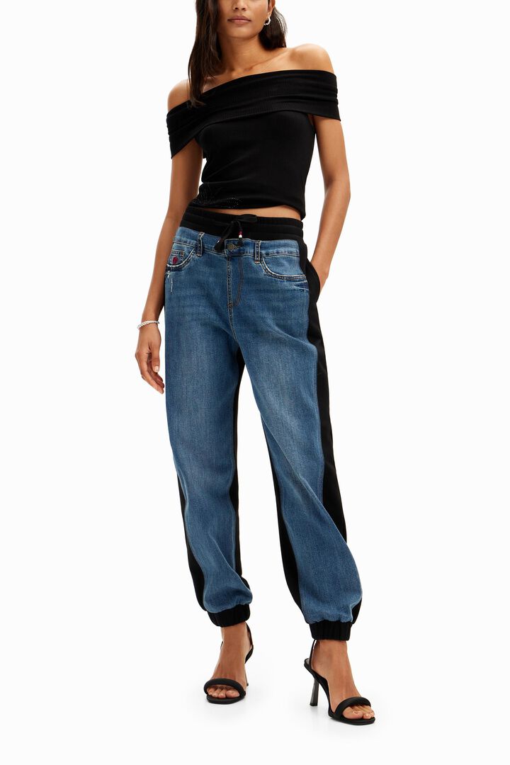 Contrast jogger jeans | Desigual