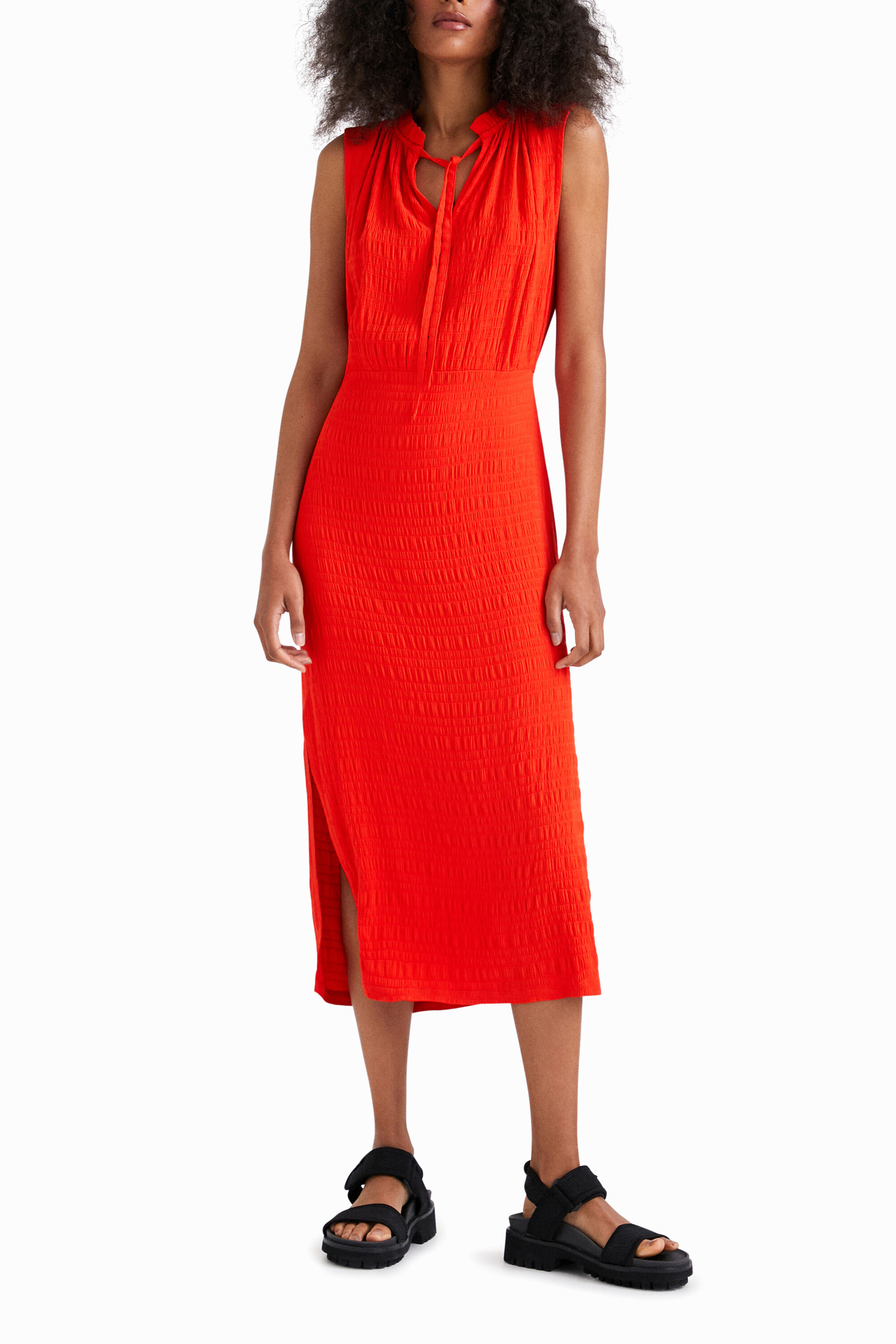 Desigual red dress on sale
