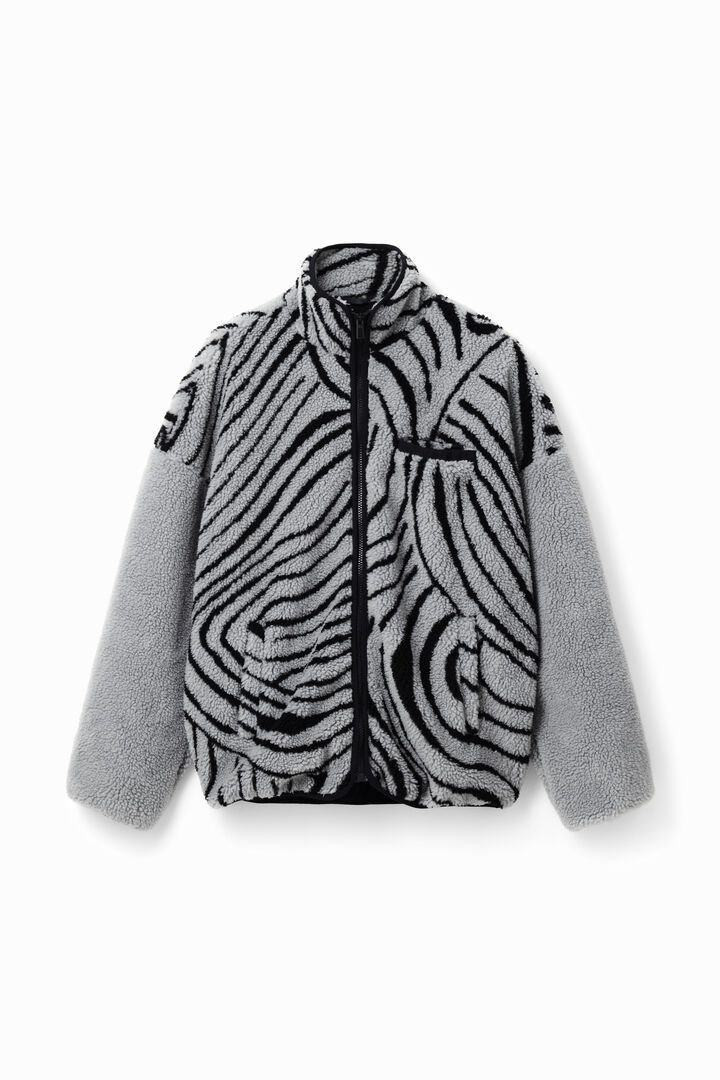 Chaqueta polar cuello alto | Desigual