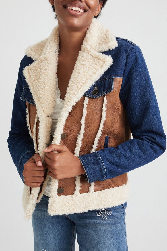 Denim jacket fleece | Desigual